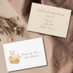 Boxed Up with a New Address! Cat Moving Announcement