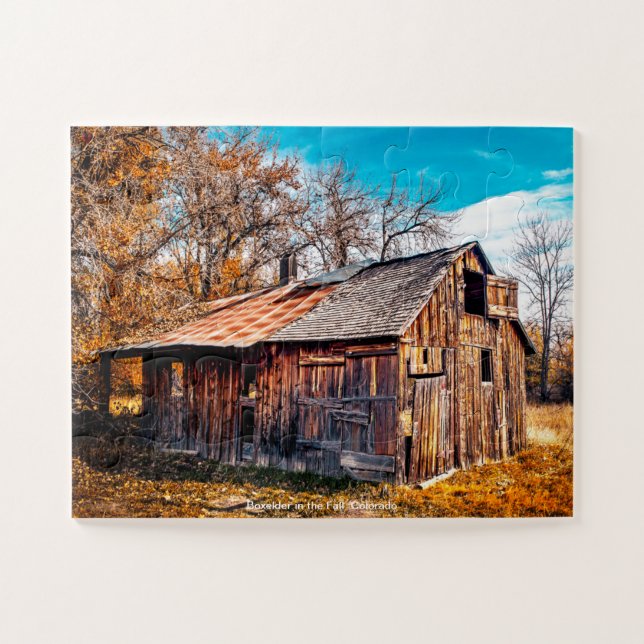 Boxelder in the Fall  Colorado Jigsaw Puzzle (Horizontal)