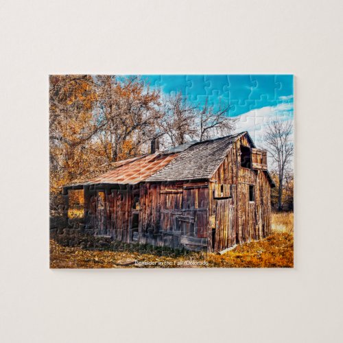 Boxelder in the Fall  Colorado Jigsaw Puzzle