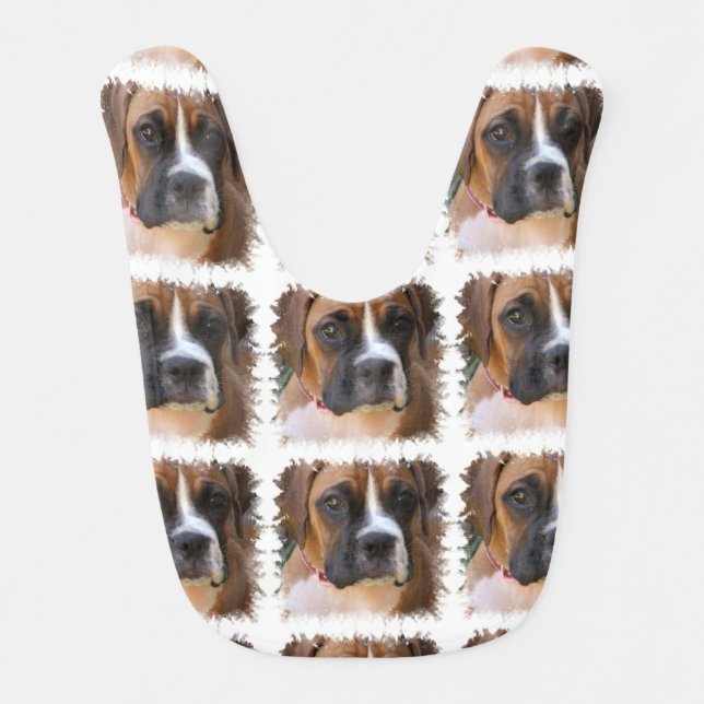 boxer-11 baby bib (Front)