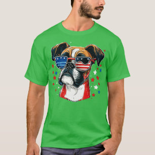 Boxer 4th of July 5 T-Shirt