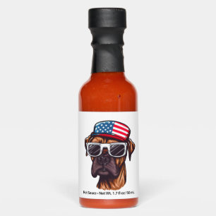 Boxer 4th of July Party Hot Sauces