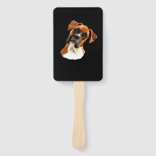 Boxer A Beautiful Boxer Head Tilt Classic T-Shirt Hand Fan