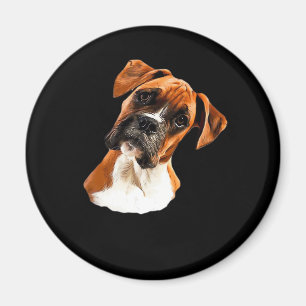 Boxer A Beautiful Boxer Head Tilt Classic T-Shirt Magnet
