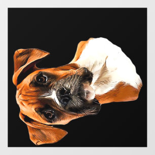 Boxer A Beautiful Boxer Head Tilt Classic T-Shirt Wall Decal