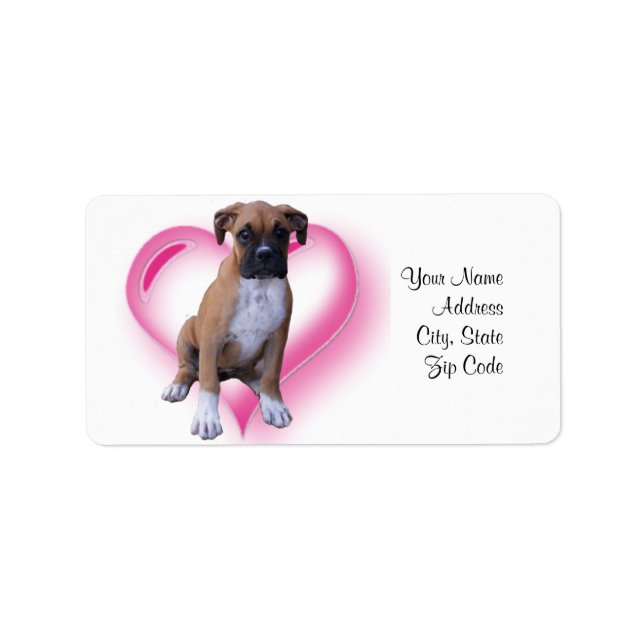 Boxer Address labels (Front)