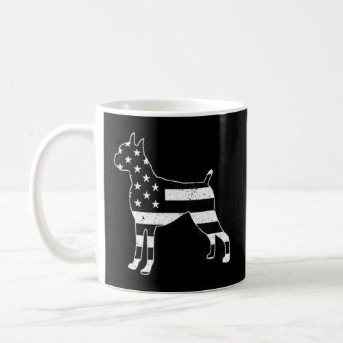 Boxer American Flag Patriotic Boxer Dog 4th Of Jul Coffee Mug
