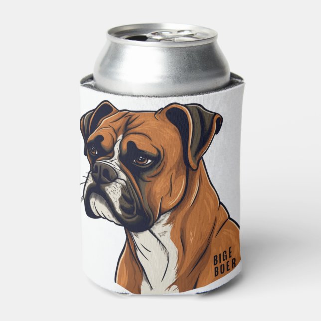 Boxer Bark Designs Punchy Graphic designs Can Cooler (Can Front)