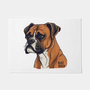 Boxer Bark Designs Punchy Graphic designs Doormat