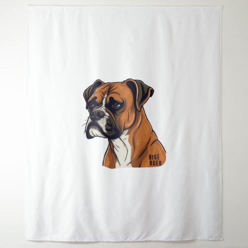 Boxer Bark Designs Punchy Graphic designs Tapestry