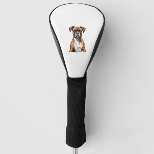 Boxer Buddies Cute Dog Designs for Loyal Boxer Golf Head Cover