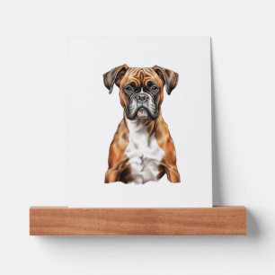 Boxer Buddies Cute Dog Designs for Loyal Boxer Picture Ledge
