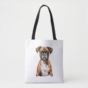 Boxer Buddies Cute Dog Designs for Loyal Boxer Tote Bag