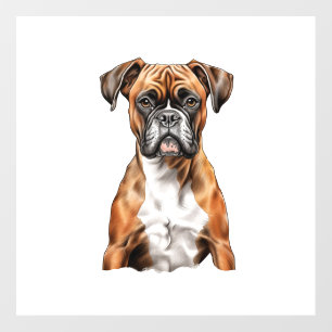 Boxer Buddies Cute Dog Designs for Loyal Boxer Wall Decal