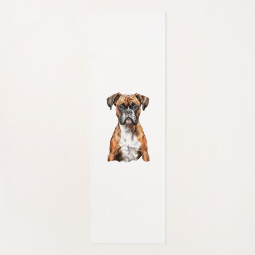 Boxer Buddies Cute Dog Designs for Loyal Boxer Yoga Mat