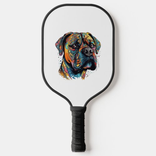 Boxer Buddies Playful Pup File Summary Digital Pickleball Paddle