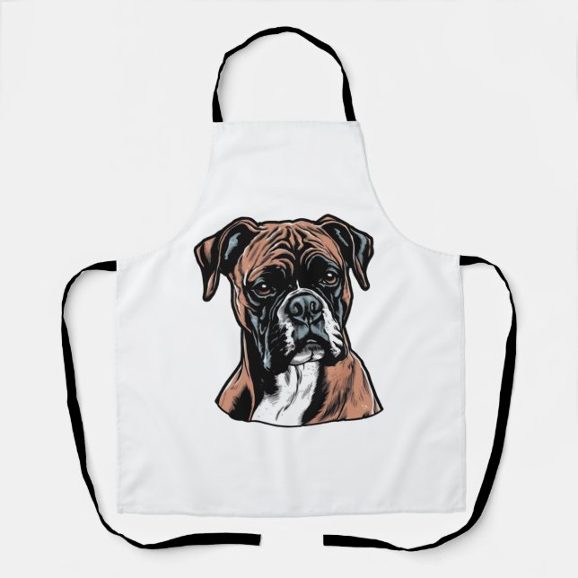 Boxer Buddy Humorous Protective Apron (Front)