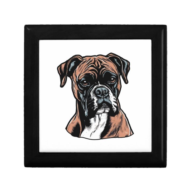 Boxer Buddy Humorous Protective Gift Box (Front)
