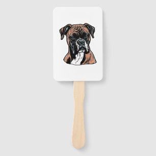 Boxer Buddy Humorous Protective Hand Fan