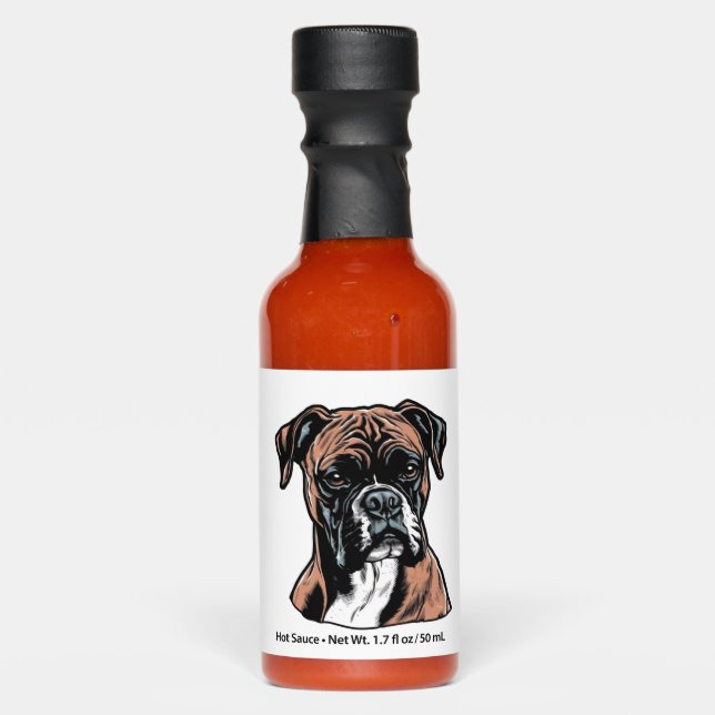 Boxer Buddy Humorous Protective Hot Sauces (Front)