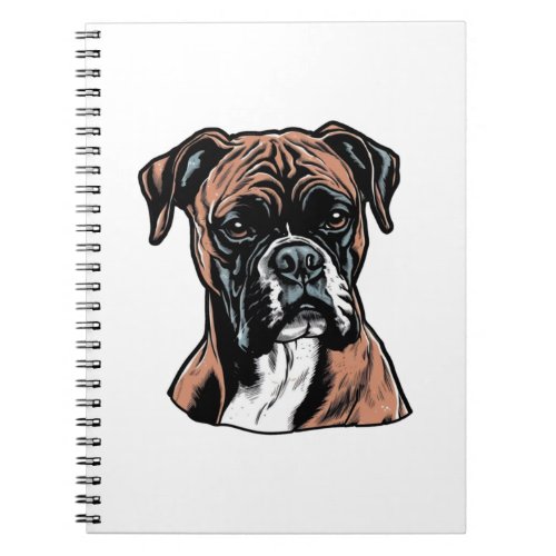 Boxer Buddy Humorous Protective Notebook