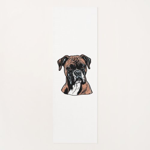 Boxer Buddy Humorous Protective Yoga Mat