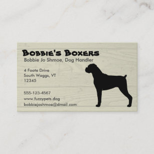 Boxer Business Card