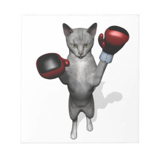 Boxer Cat Notepad