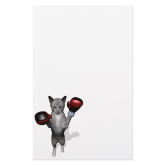 Boxer Cat Stationery