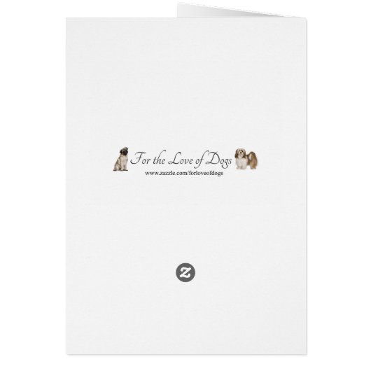 Boxer Christmas Card (Back)