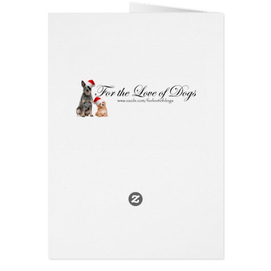 Boxer Christmas Card (Back)