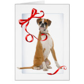 Boxer Christmas Card (Front)