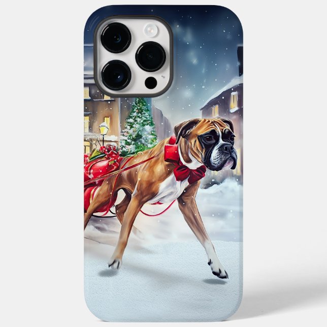 Boxer Christmas Festive Season Case-Mate iPhone Case (Back)