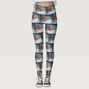 Boxer Christmas Festive Season Leggings