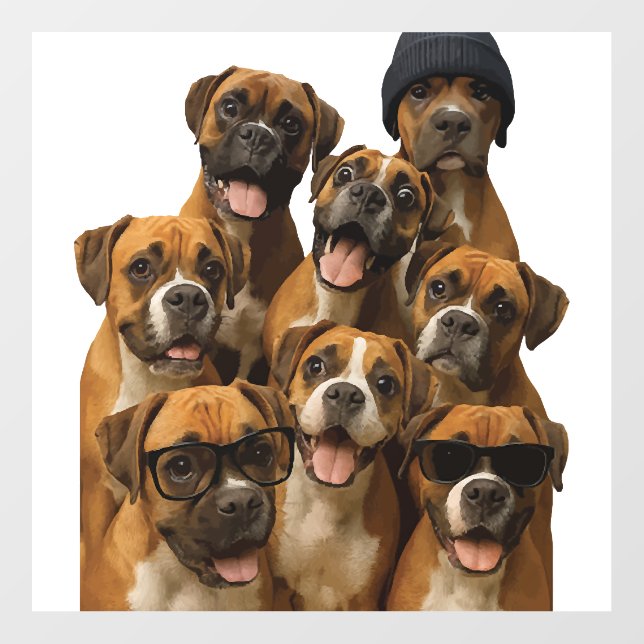 Boxer Copy Wall Decal (Front)