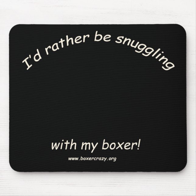 Boxer Crazy Mousepad - DYO (Front)