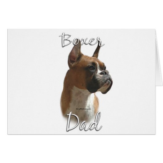 Boxer Dad 2 Cards (Front Horizontal)
