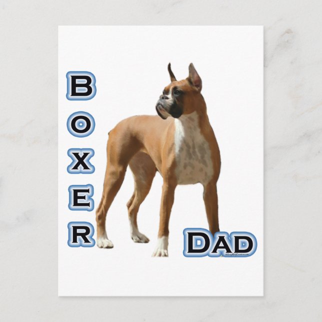 Boxer Dad 4 Postcard (Front)