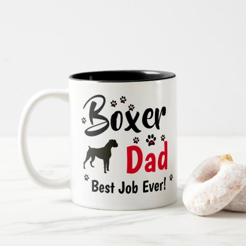 Boxer Dad _ Boxer Dog GiftsGifts Two_Tone Coffee Mug