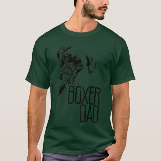 BOXER DAD DOG FACESHIRT DOG LOVERS BOXER DAD GIFT T-Shirt
