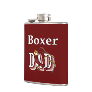 Boxer Dad Hip Flask