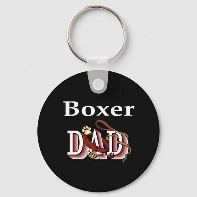 boxer dad Keychain (Front)