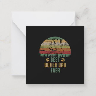 Boxer dad note card