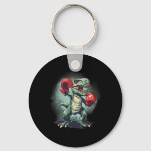 Boxer Dinosaur Boxing Dino Kickboxing T-rex Boxing Keychain