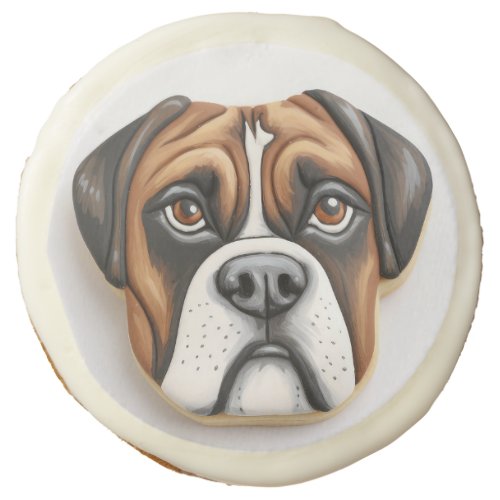 Boxer Dog 3D Inspired Sugar Cookie