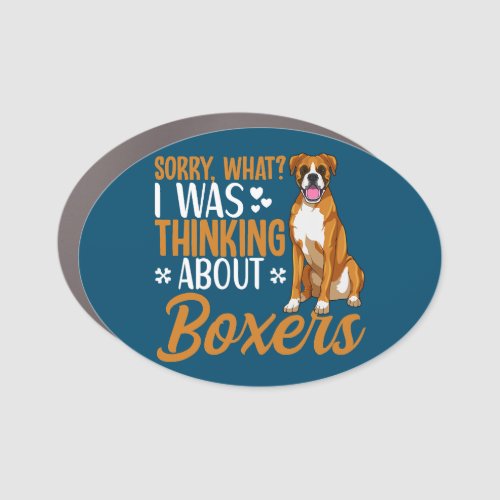 Boxer Dog Apparel Boxer Dog Lover  Car Magnet