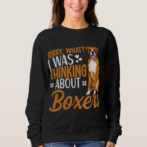 Boxer Dog Apparel Boxer Dog Lover  Sweatshirt