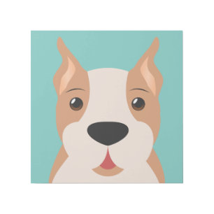 BOXER DOG ART GALLERY WRAP 12X12