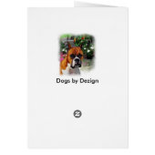 Boxer Dog Art Gifts (Back)