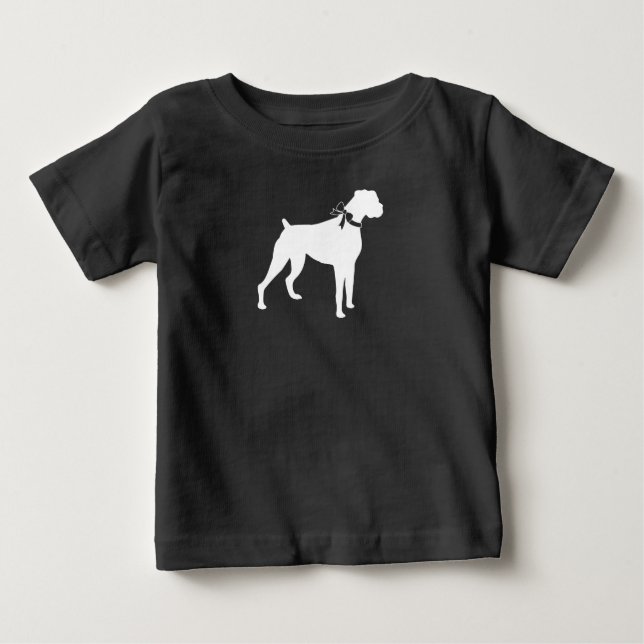Boxer Dog Baby Shower Puppy T-Shirt (Front)